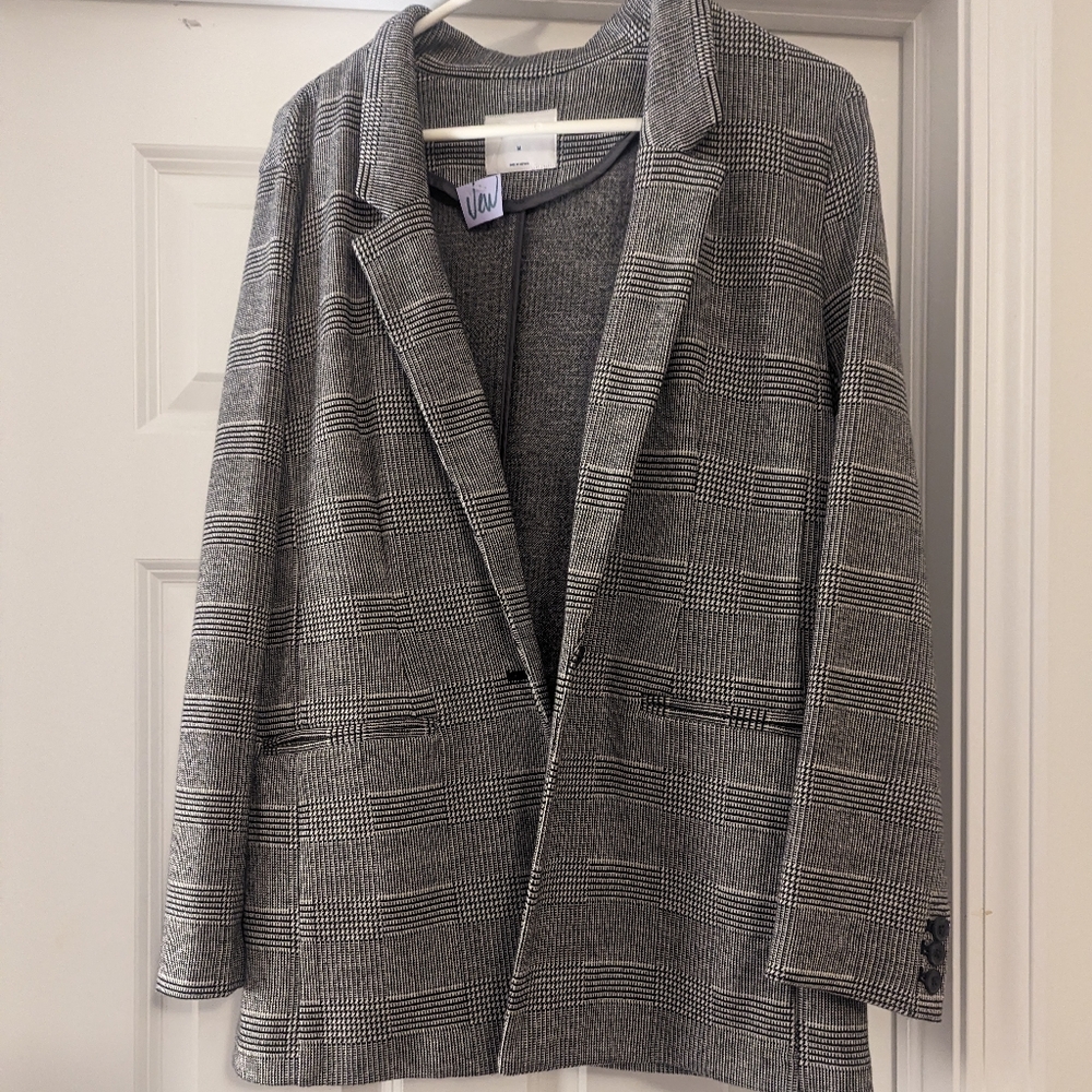 Plaid old navy blazer